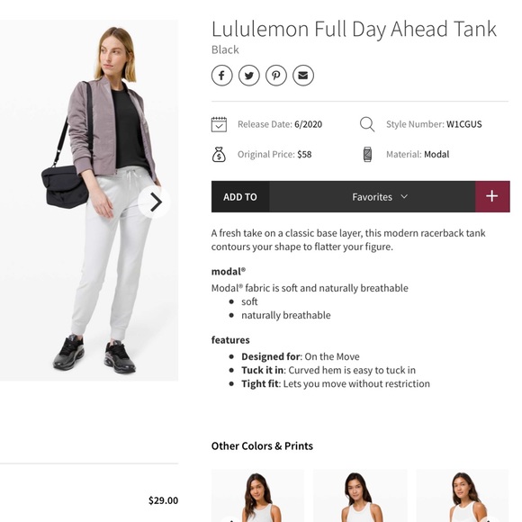 LULULEMON full day ahead tank - Picture 6 of 6